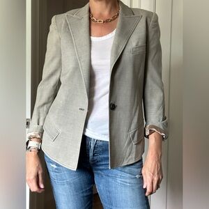 Grey wool Smythe blazer